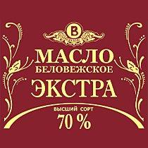 Масло сладко-сливочное несоленое Беловежское экстра